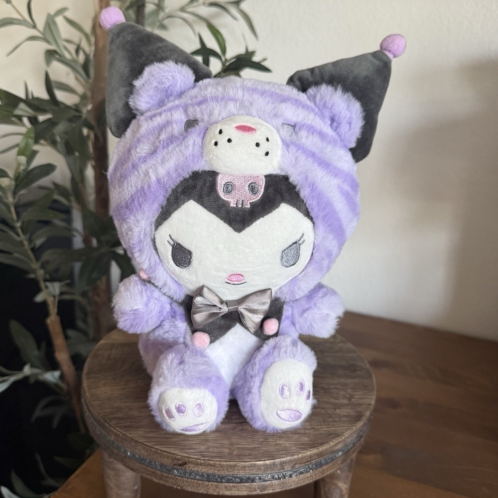 Hello Kitty - Kuromi‎ Tiger Tiger Transformation Plushie NEW Kiti Howaito Plush